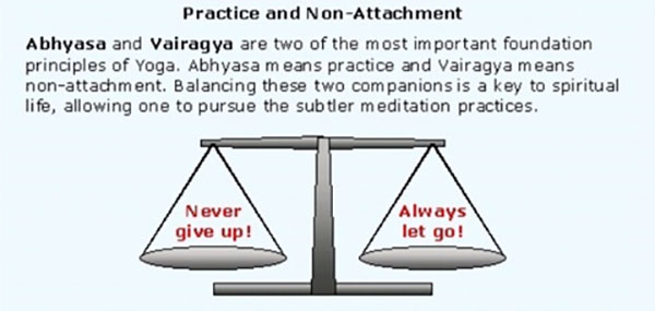 practice and non-attachment